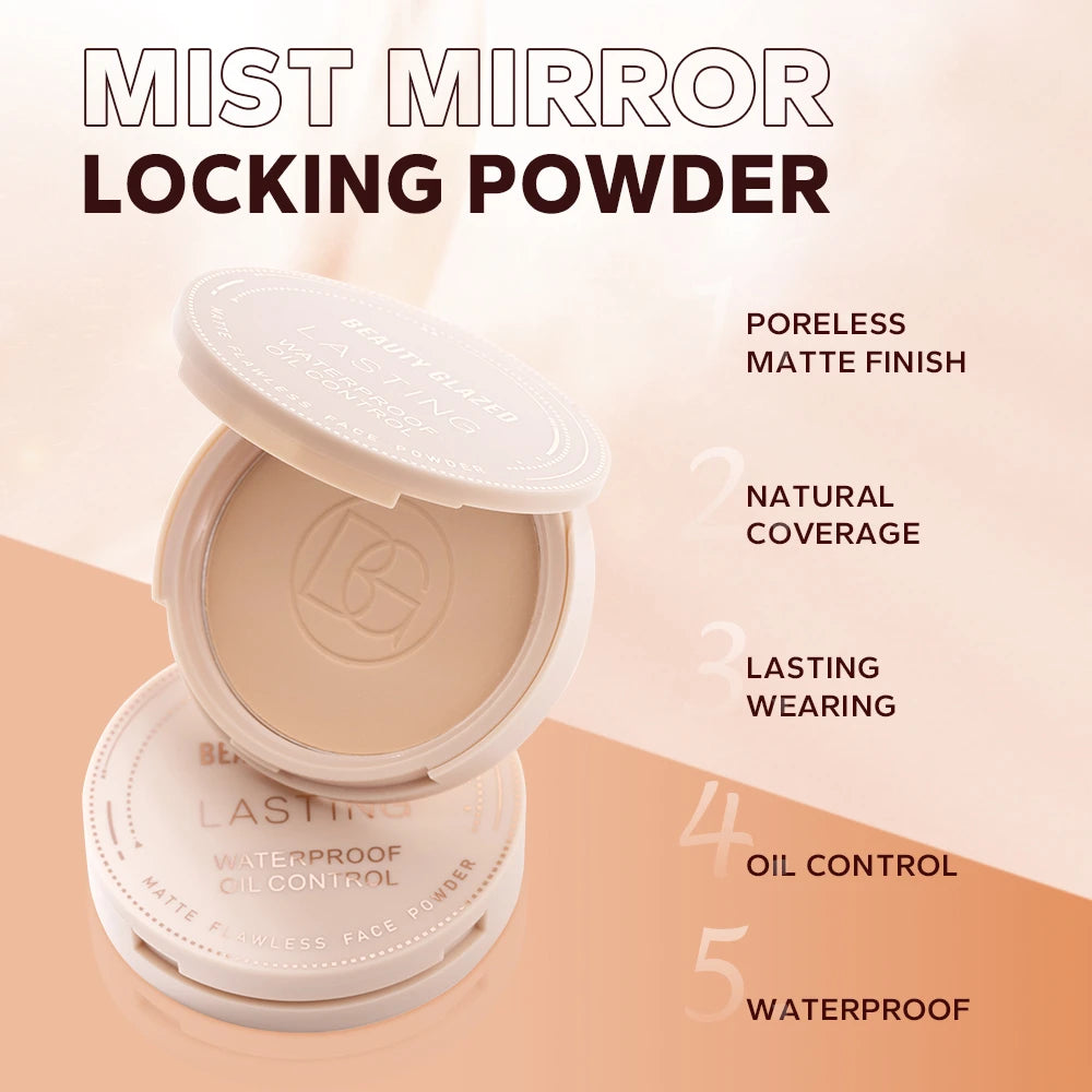 BEAUTY GLAZED Flawless Matte Face Powder | Long-Lasting Setting Powder