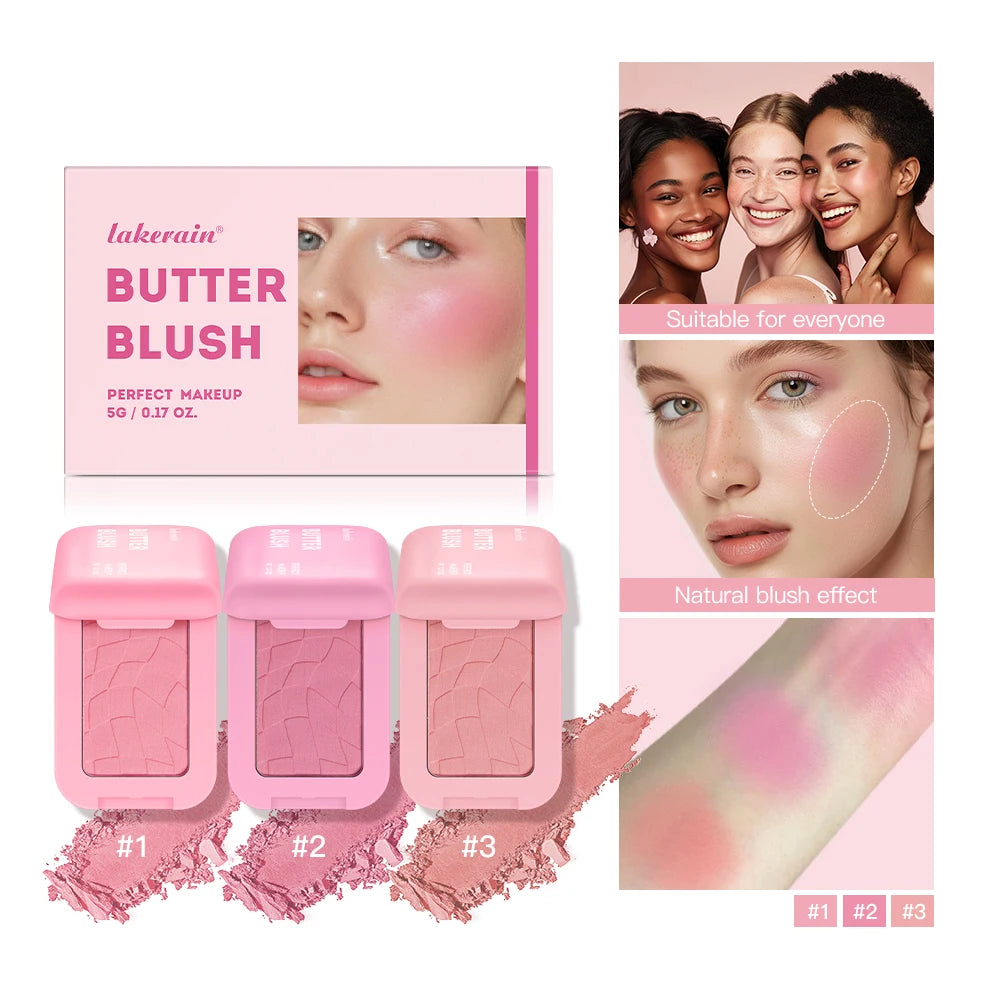 Long-Wear Vegan Hydrating Butter Blush Stick