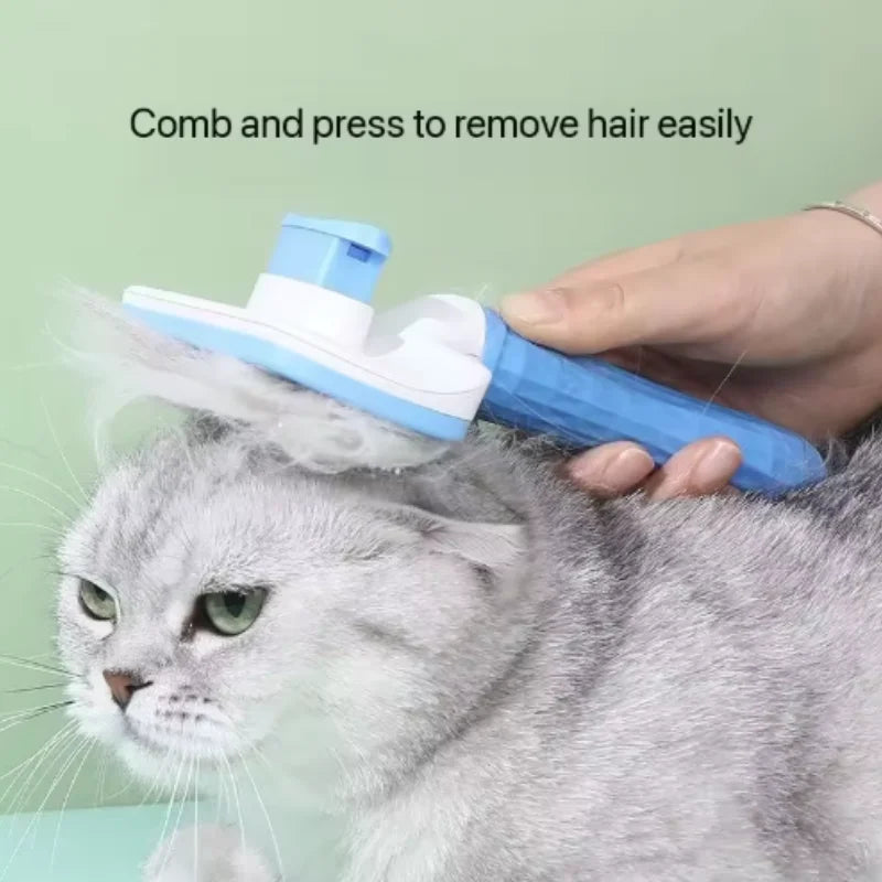 GroomBuddy™ Self-Cleaning Pet Slicker Brush