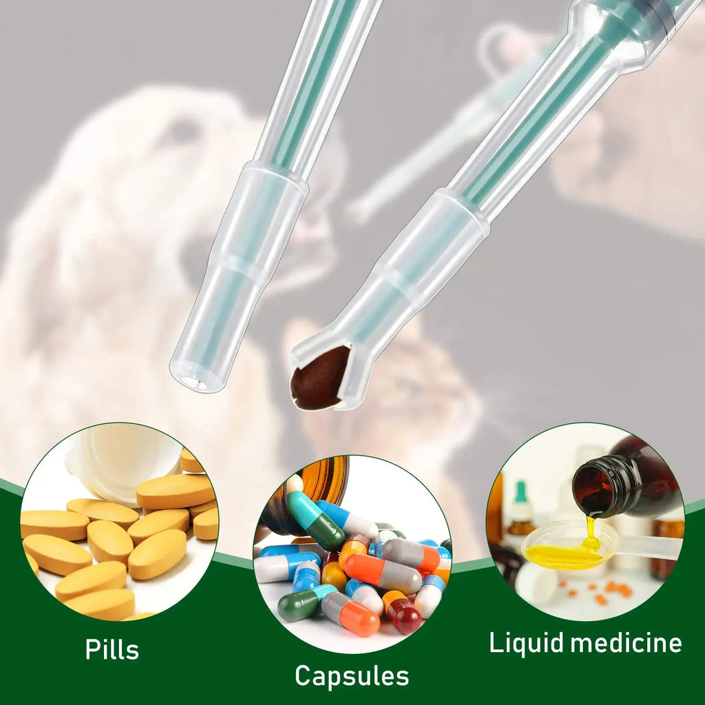 Easy-Press Pet Medication Dispenser | Safe Pill Feeding Stick for Dogs & Cats