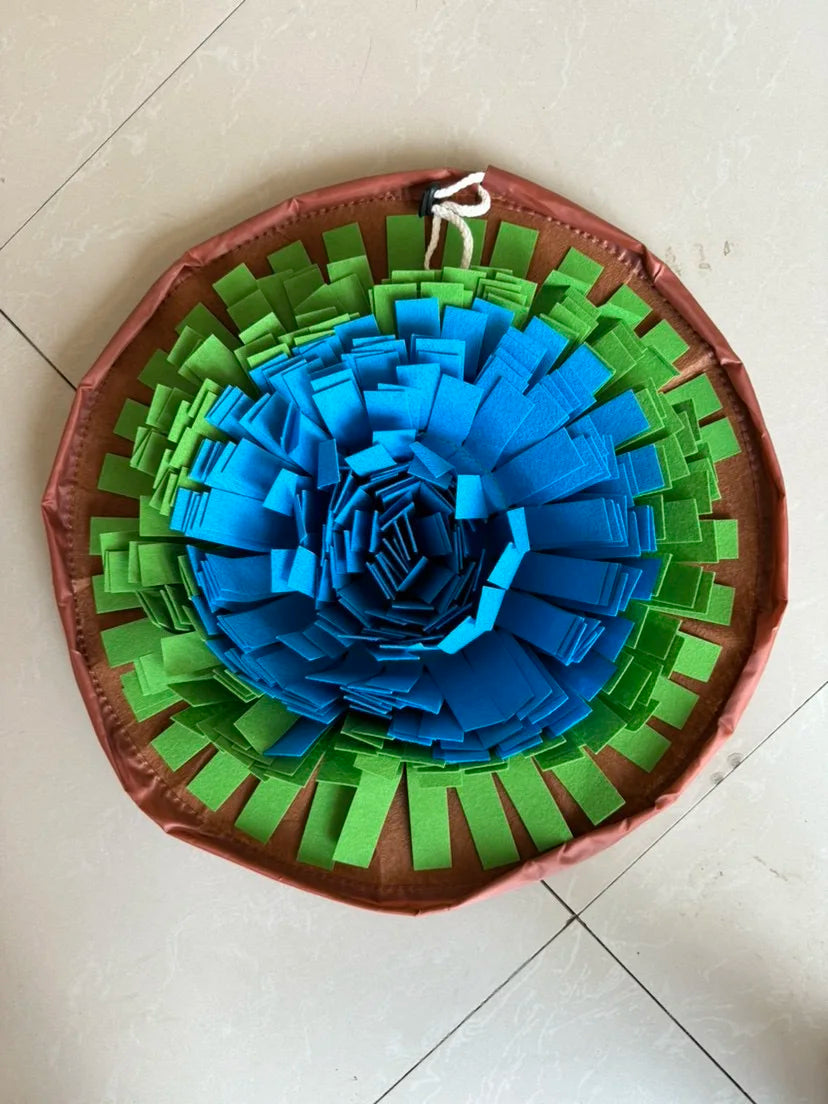 Interactive Pet Snuffle Mat | Portable Foraging Bowl & Boredom Buster for Dogs & Cats