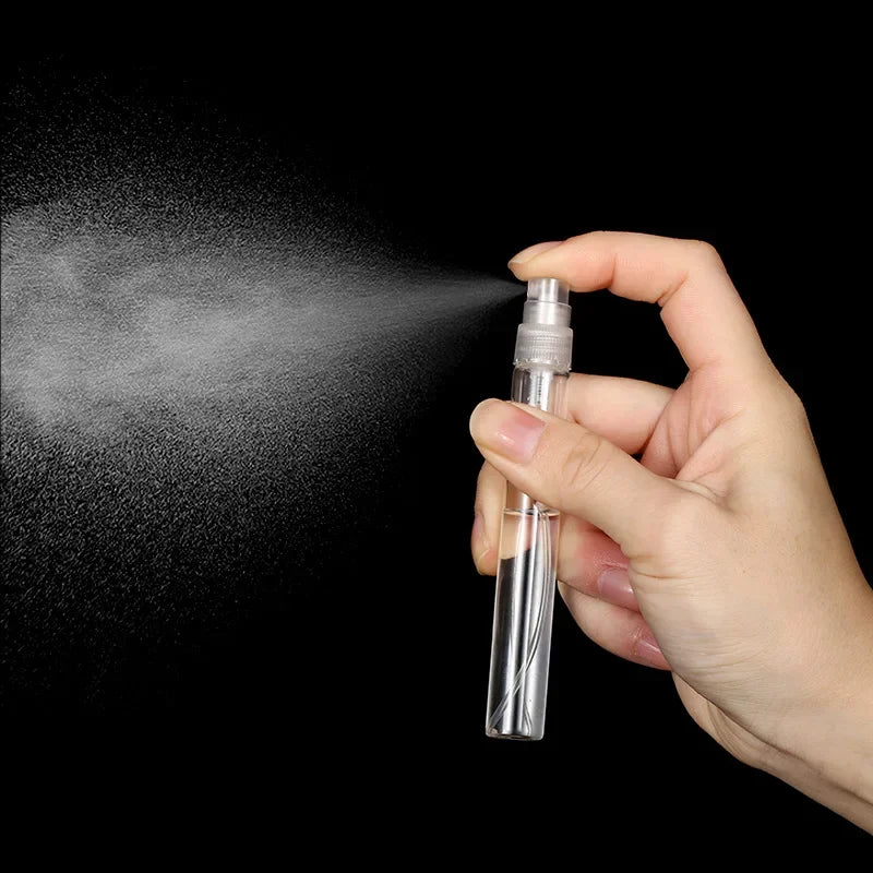 Mini Clear Glass Perfume Atomizer Set