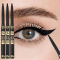 3-Piece Waterproof & Smudge-Proof Black Eyeliner Pencil Set