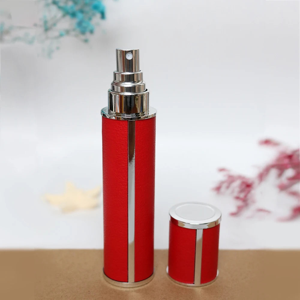 Luxury Leather Refillable Perfume Spray Bottle (10ml)
