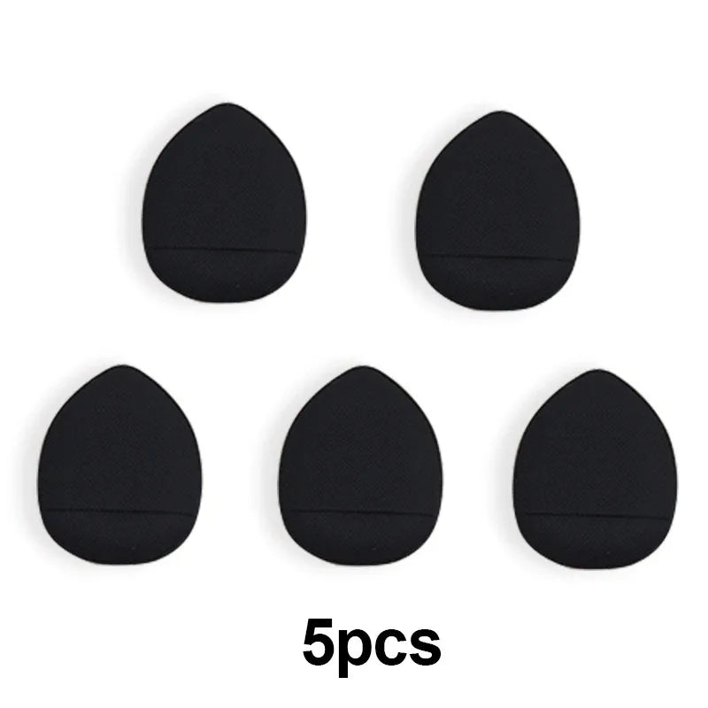 Mini Finger Powder Puffs (5 / 10-Piece Set) | Micro Air Cushion Sponge for Concealer & Foundation