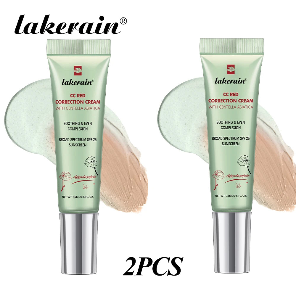 Color Correcting CC Cream - Waterproof Liquid Foundation & Concealer (30ml)