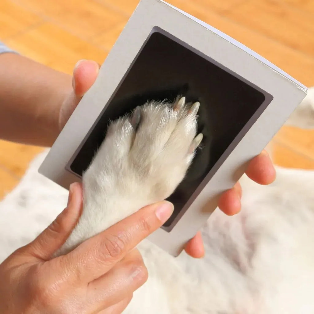 Clean-Touch Pet Paw Print Ink Pad Kit | Safe No-Mess Dog & Cat Noseprint Keepsake