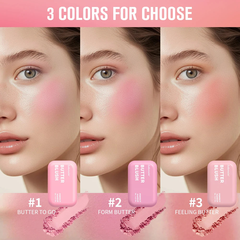 Long-Wear Vegan Hydrating Butter Blush Stick