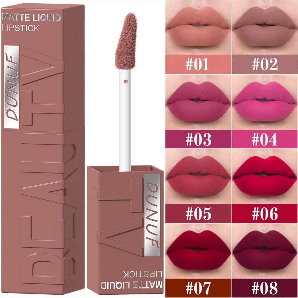 Matte Velvet Plumping Lipstick (8 Colors)