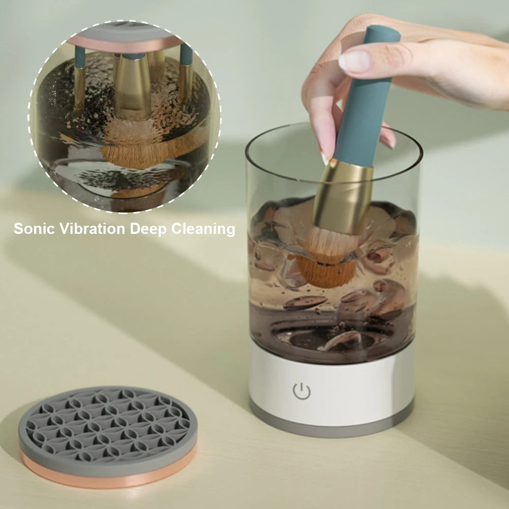 Electric Makeup Brush Cleaner & Dryer Machine