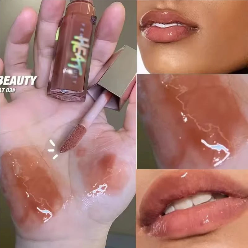 Luxury Mirror Water Gloss - High-Shine Hydrating Lip Glow, Long-Lasting & High-Pigment Lip Tint