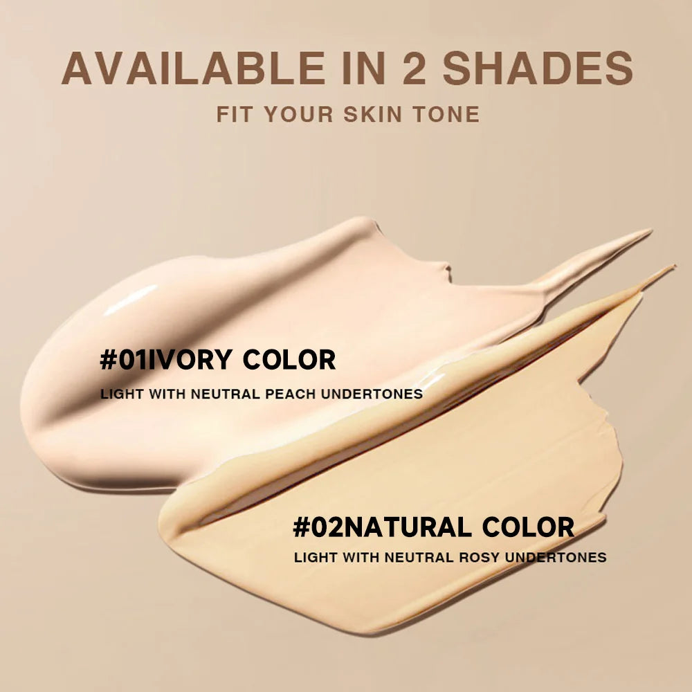 Dual-Ended Foundation Stick with Built-in Brush