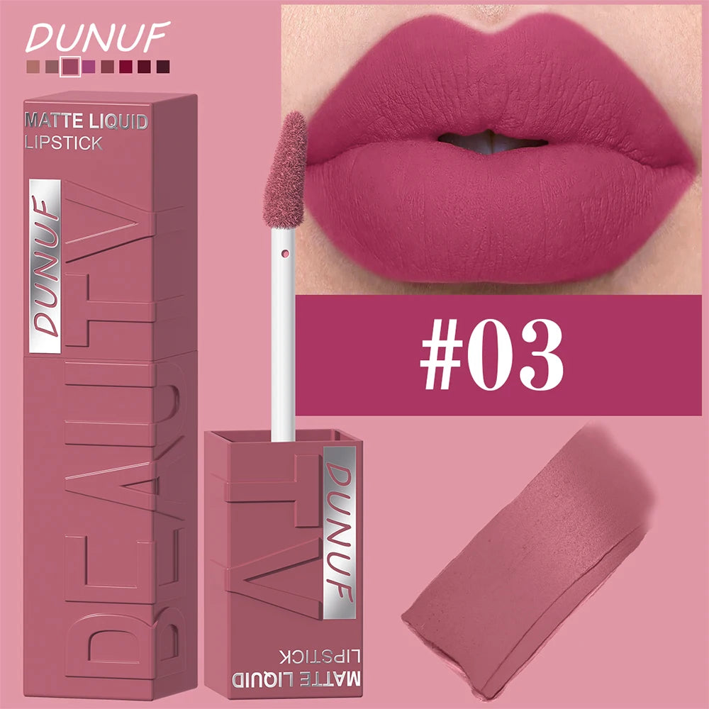 Matte Velvet Plumping Lipstick (8 Colors)