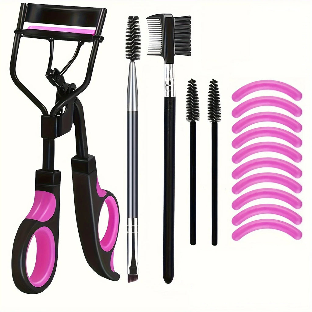 7/15pcs Eyelash Curler Set with Replacement Pads & Lash Tools