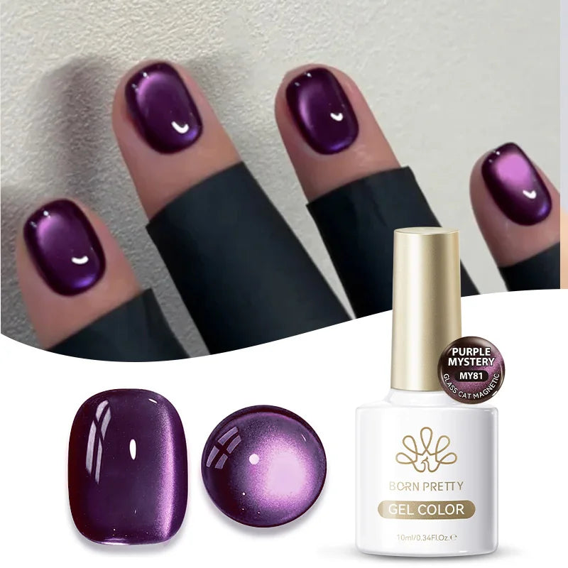 BORN PRETTY Silver Water Light Cat Eye Magnetic Gel Nail Polish (10ml)