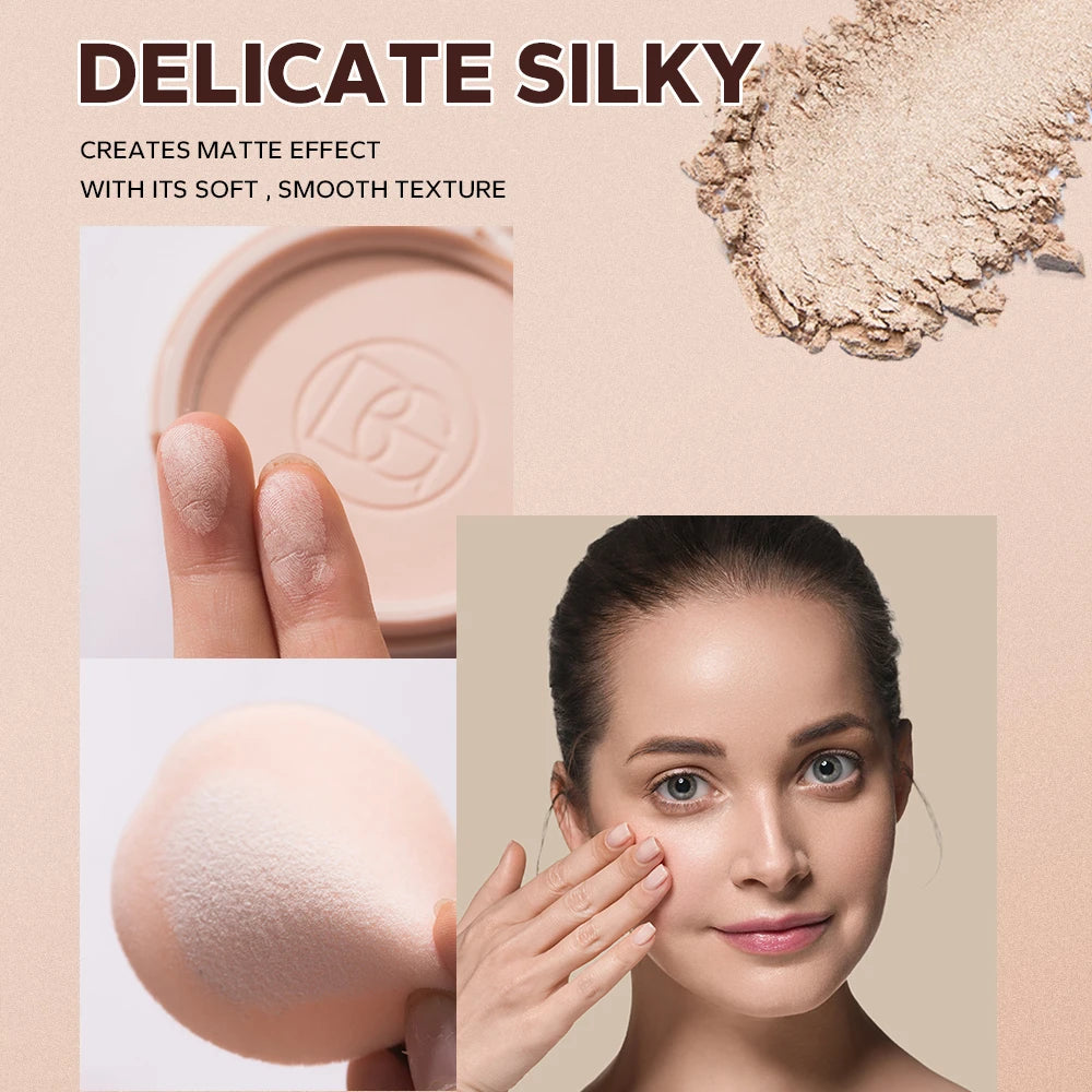 BEAUTY GLAZED Flawless Matte Face Powder | Long-Lasting Setting Powder