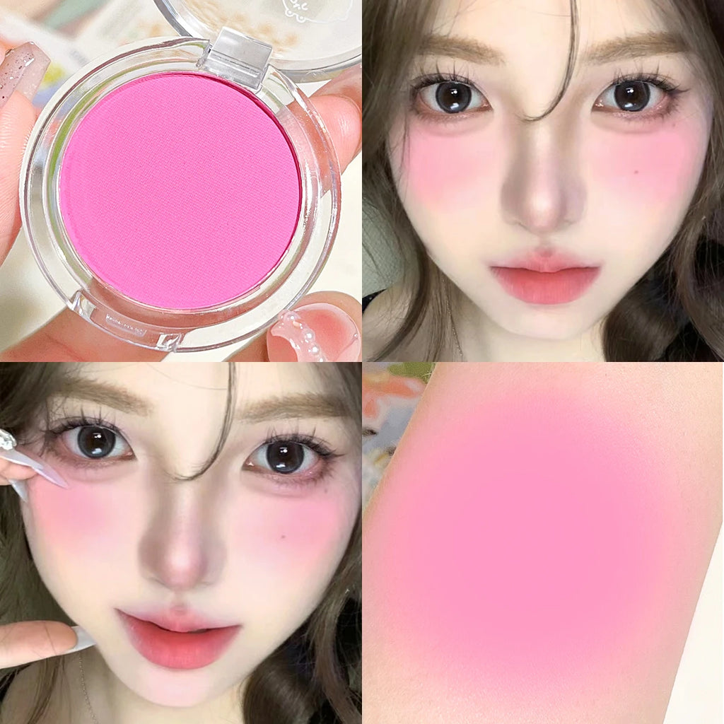 Velvet Matte Single Powder Blush – Natural Everyday Radiance