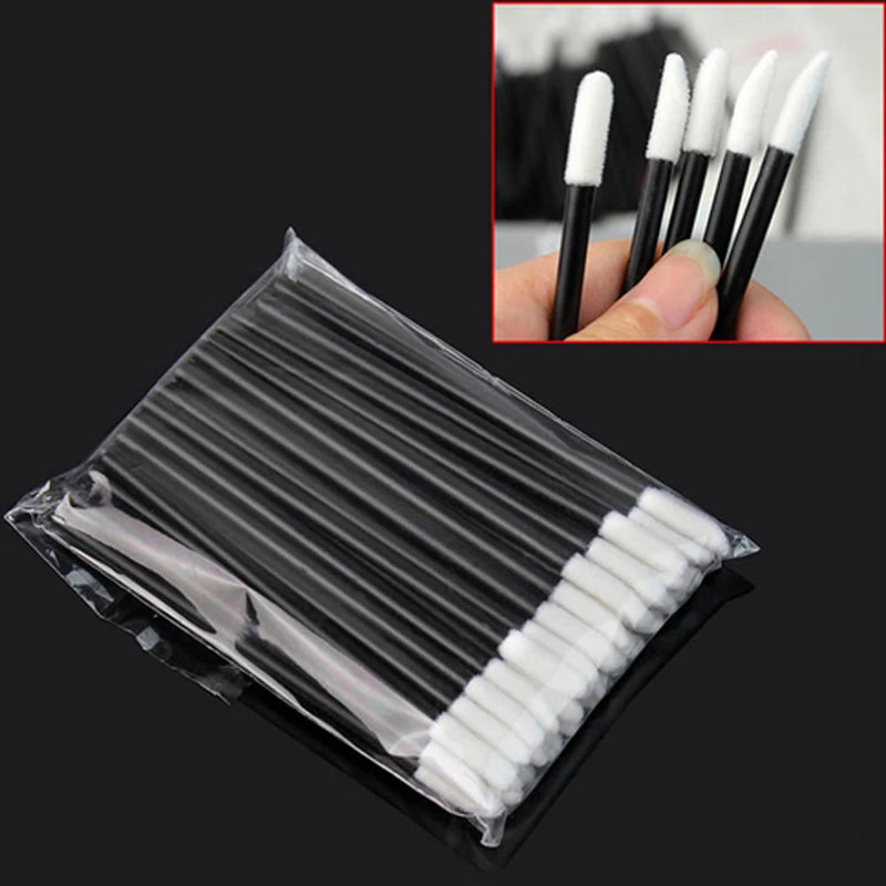 Disposable Lip Brush Applicators (50 / 100pcs Pack) | Wholesale Makeup Lip Gloss Wands