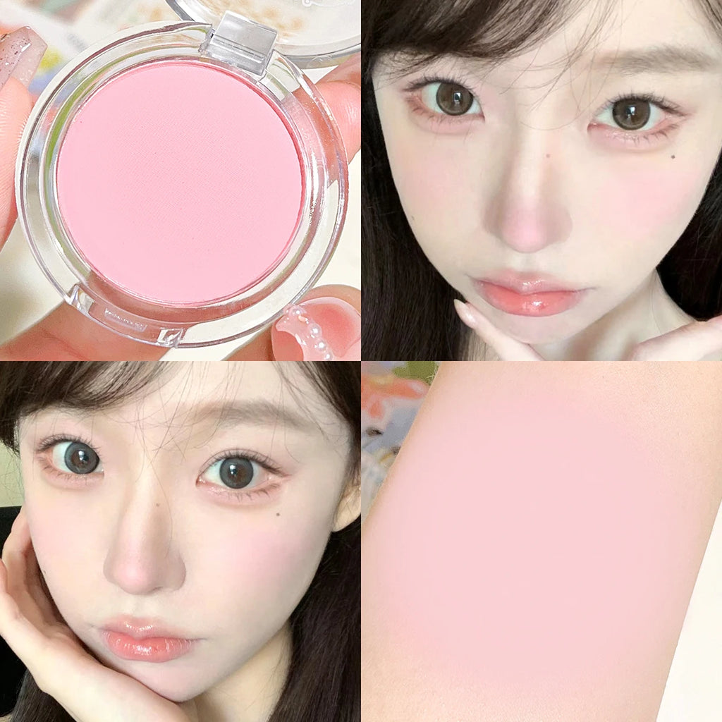 Velvet Matte Single Powder Blush – Natural Everyday Radiance