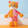 Interactive Animal Plush Pet Toy | Bite-Resistant Squeaky Dental Chew Toy