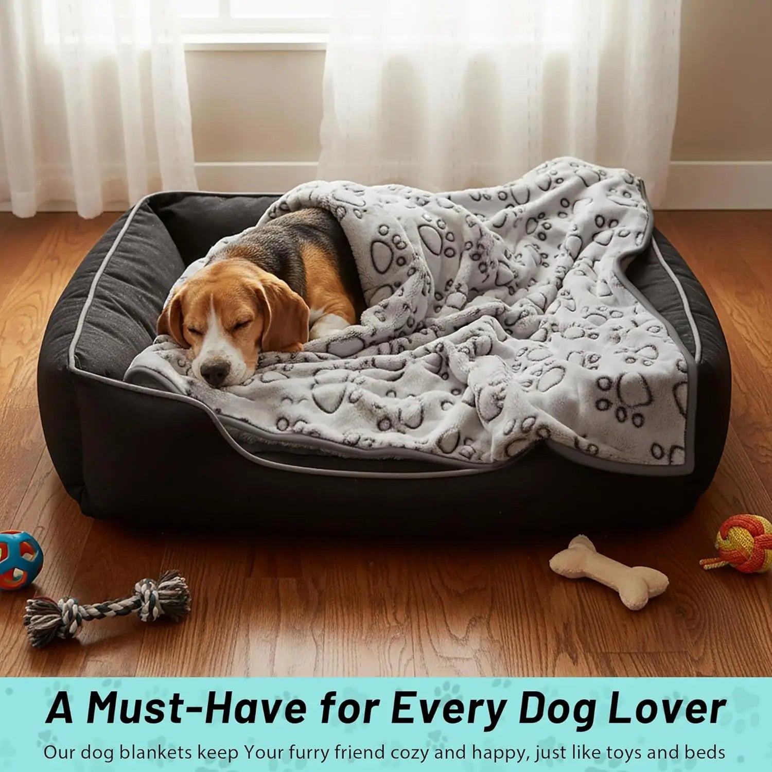 Premium Washable Soft Pet Blanket | Warm Plush Fluffy Throw for Small, Medium & Large Dogs & Cats