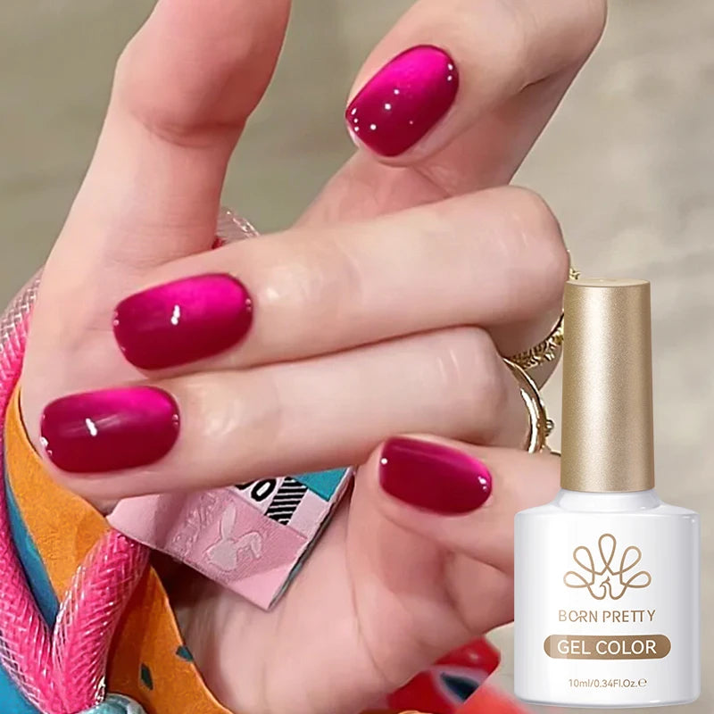 BORN PRETTY Silver Water Light Cat Eye Magnetic Gel Nail Polish (10ml)