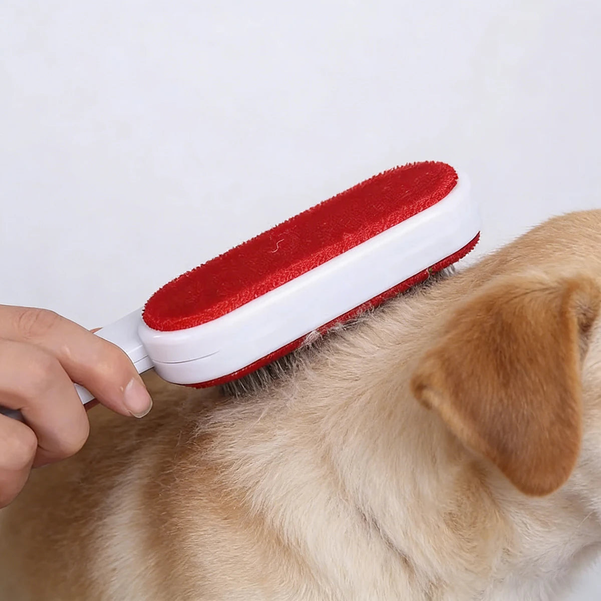 Self-Cleaning Pet Hair Remover Brush | Double-Sided Lint & Fur Roller for Sofa, Carpet & Clothes