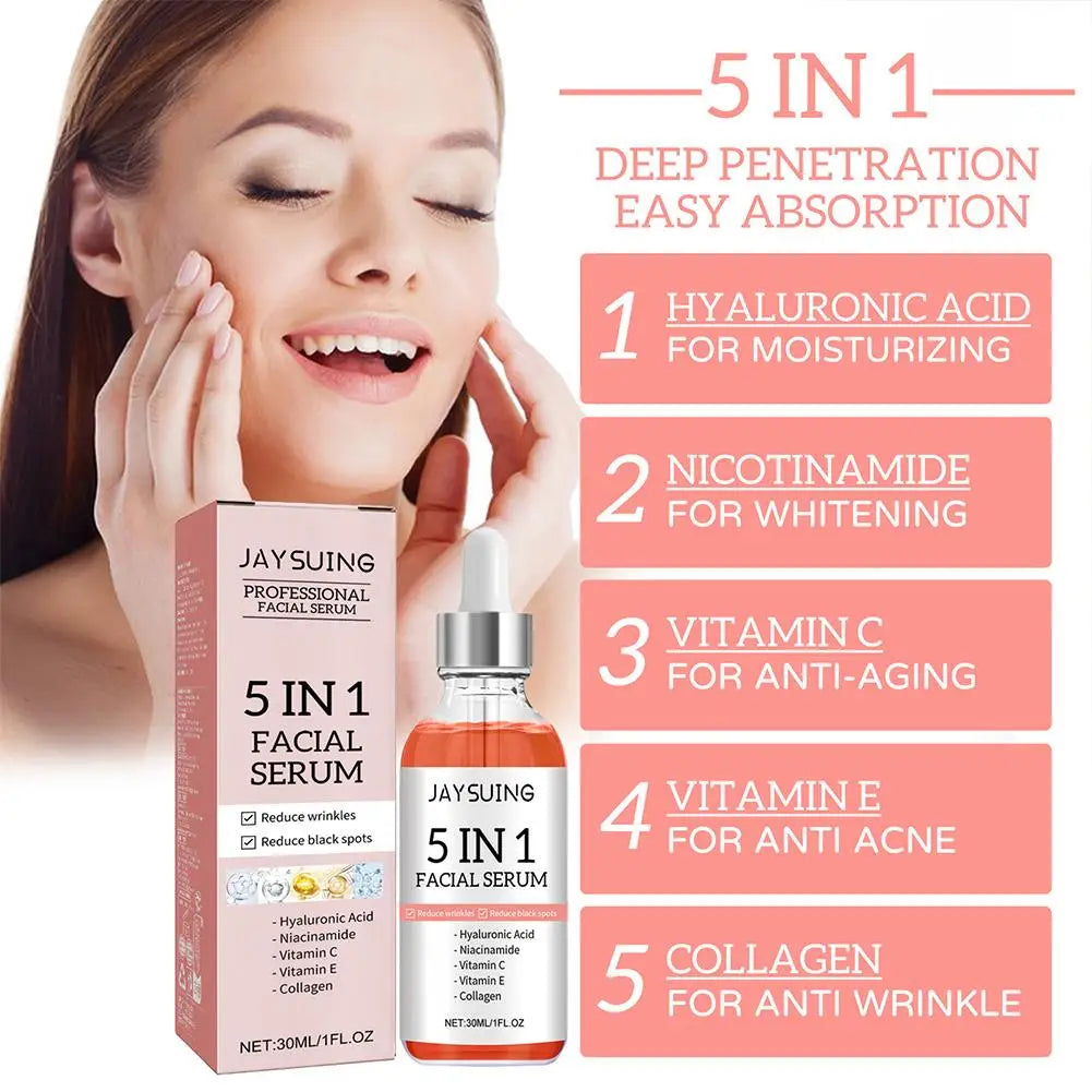 5-in-1 Anti-Aging & Firming Facial Serum