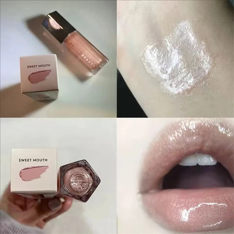 Luxury Mirror Water Gloss - High-Shine Hydrating Lip Glow, Long-Lasting & High-Pigment Lip Tint