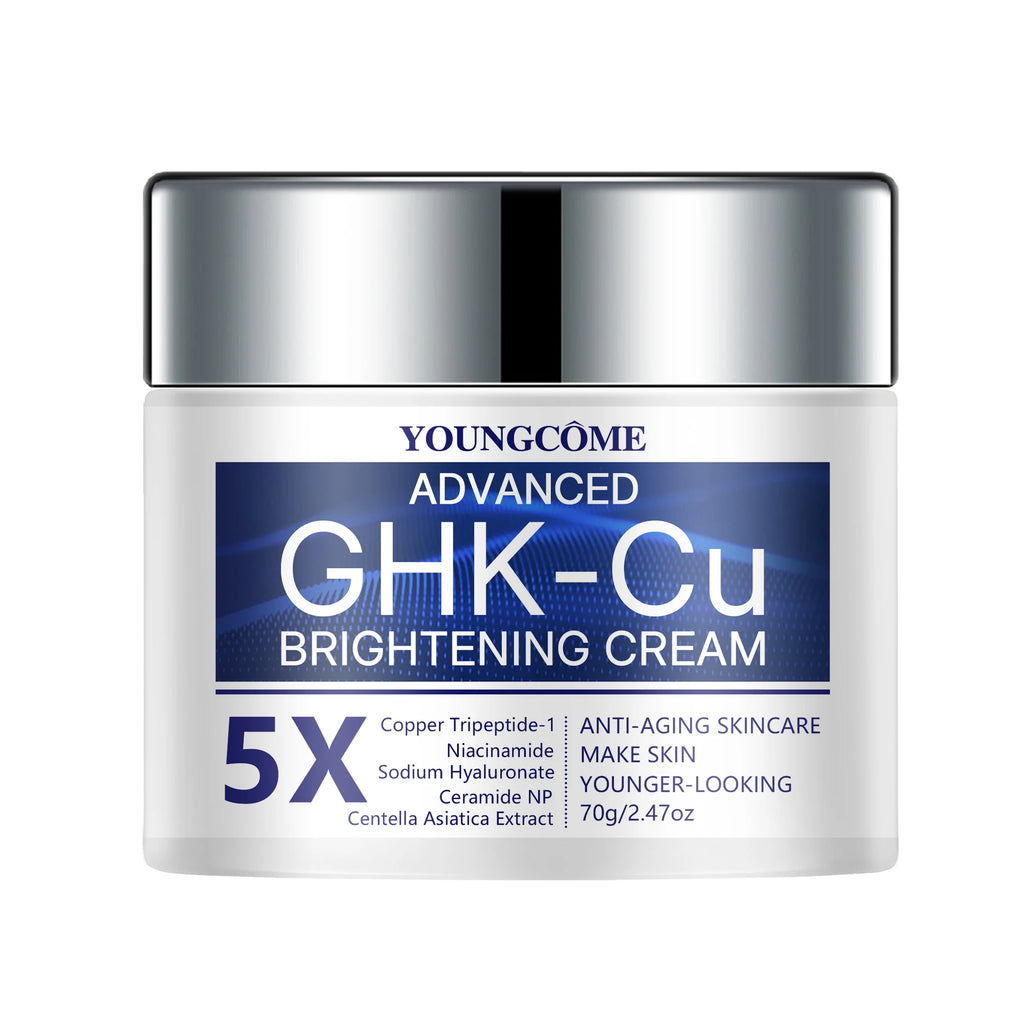 GHK-Cu Copper Peptide Anti-Aging Cream & Serum - Firming, Wrinkle-Repair & Hydrating Moisturizer