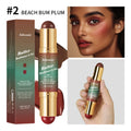 Dual-Ended Contour and Blush Stick - 2-in-1 Bronzer & Cheek Tint Matte Glow Makeup