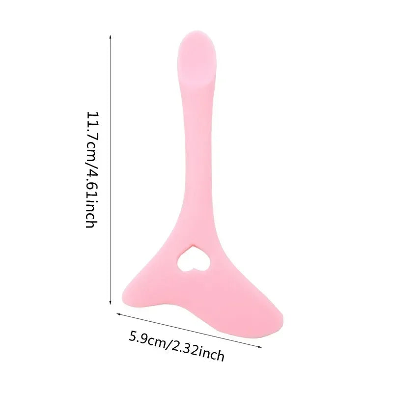 Multi-Functional Silicone Eyeliner Stencil | Reusable Wing Tip & Lipstick Application Aid