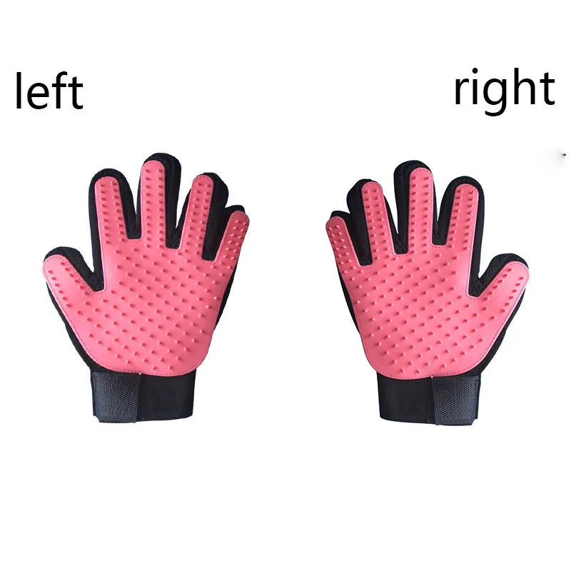 Pet Hair Remover & Massage Brush Glove for Pets