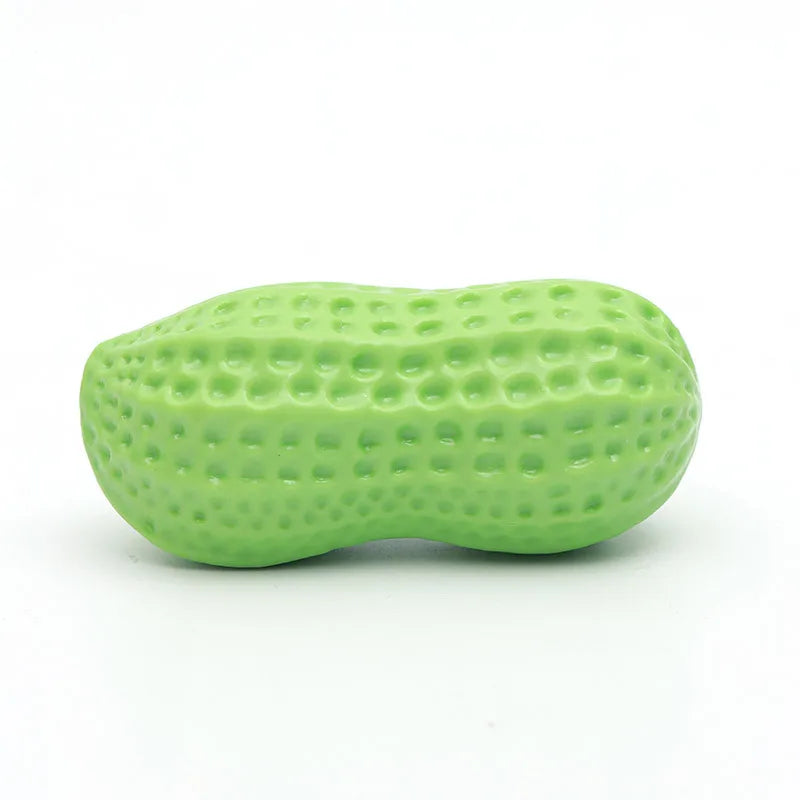 BarkBuddy™ Squeaky Peanut Durable Dog Chew Toy