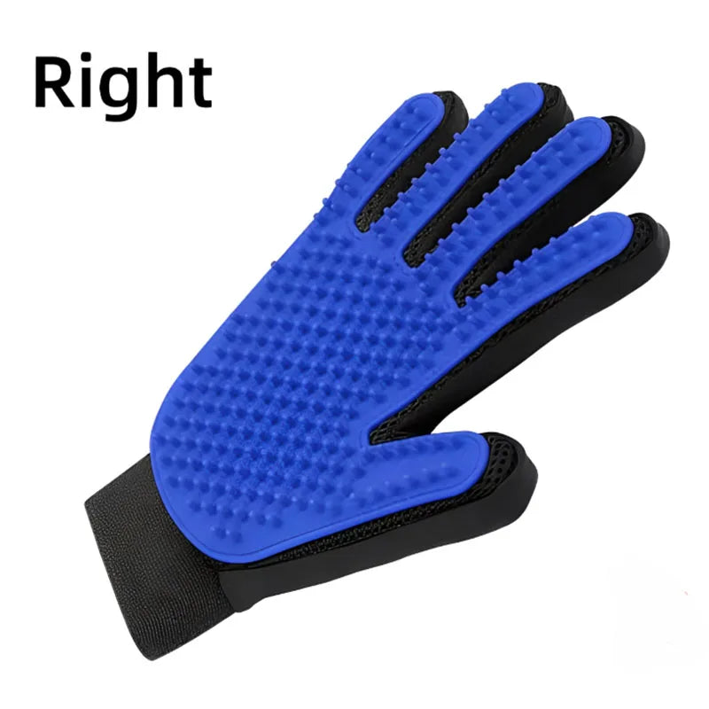 Pet Hair Remover & Massage Brush Glove for Pets