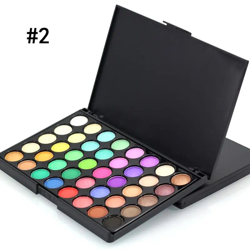 Professional Matte & Glitter Eyeshadow Palette - Waterproof Long Lasting Makeup Kit (40/74/78 Colors)