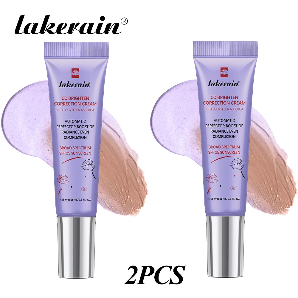 Color Correcting CC Cream - Waterproof Liquid Foundation & Concealer (30ml)