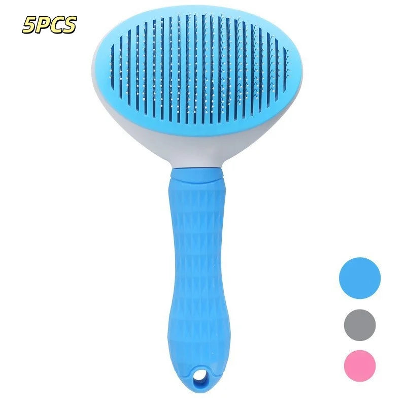 GroomBuddy™ Self-Cleaning Pet Slicker Brush