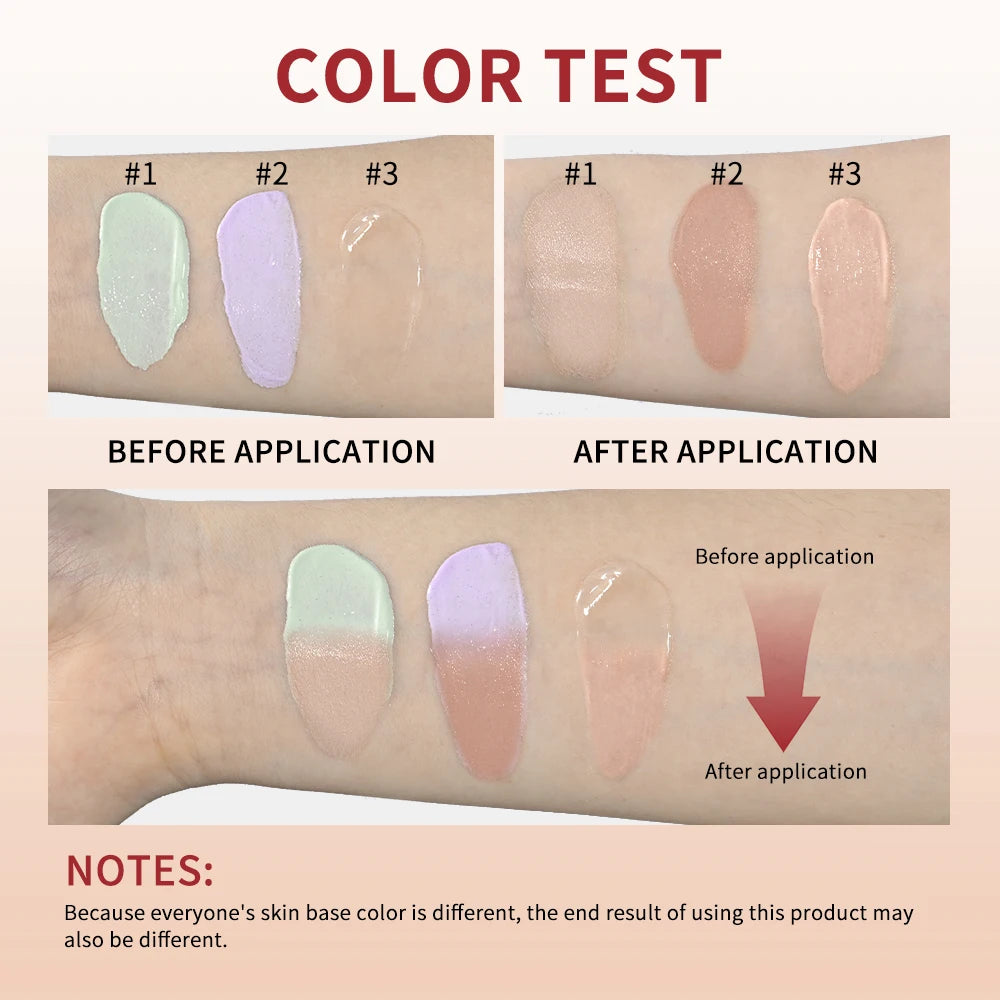 Color Correcting CC Cream - Waterproof Liquid Foundation & Concealer (30ml)