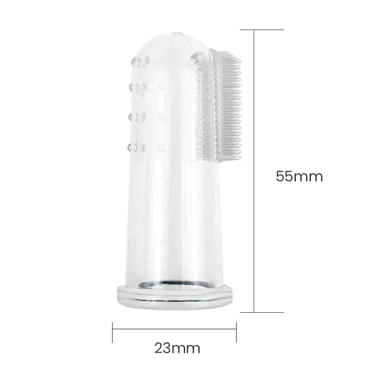 Super Soft Silicone Pet Finger Toothbrush for Dogs & Cats