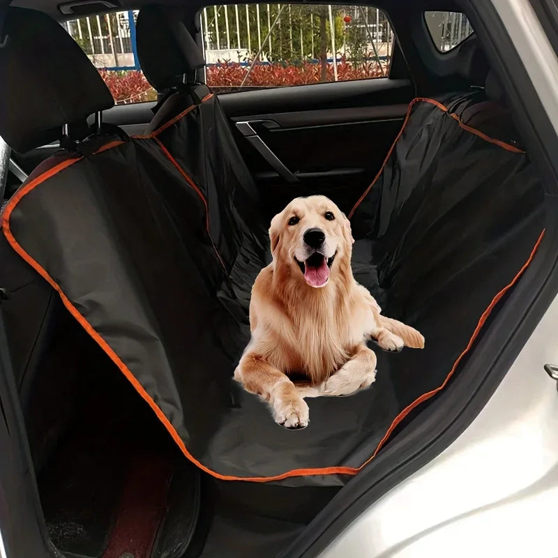 Premium Oxford Pet Car Seat Cover | Waterproof & Scratchproof Dog Travel Hammock