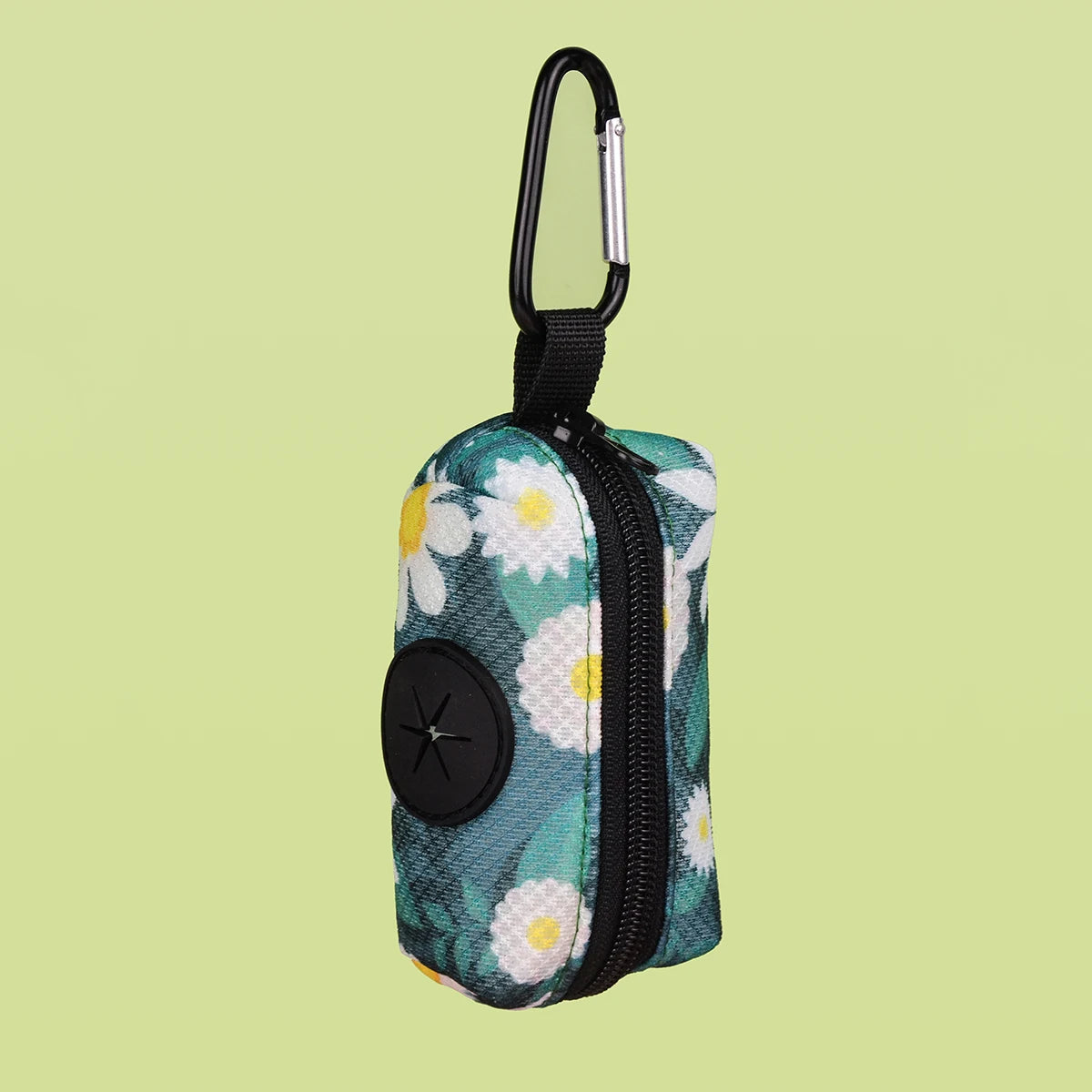 Abstract Designer Print Pet Poop Bag Holder | Cute Compact Waste Bag Dispenser for Dog Leashes