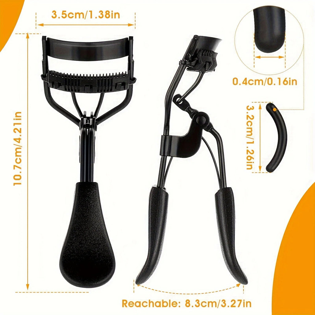 7/15pcs Eyelash Curler Set with Replacement Pads & Lash Tools