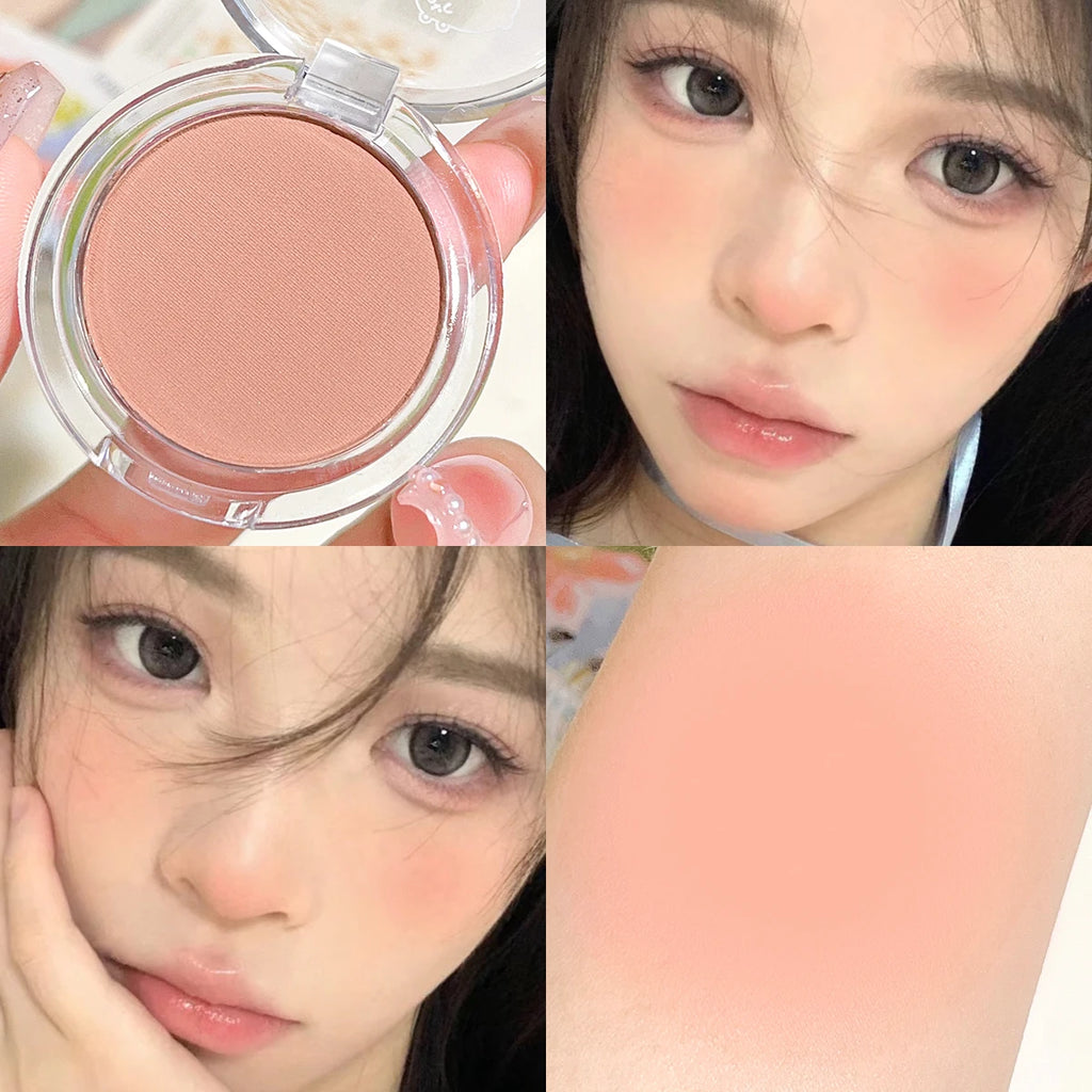 Velvet Matte Single Powder Blush – Natural Everyday Radiance