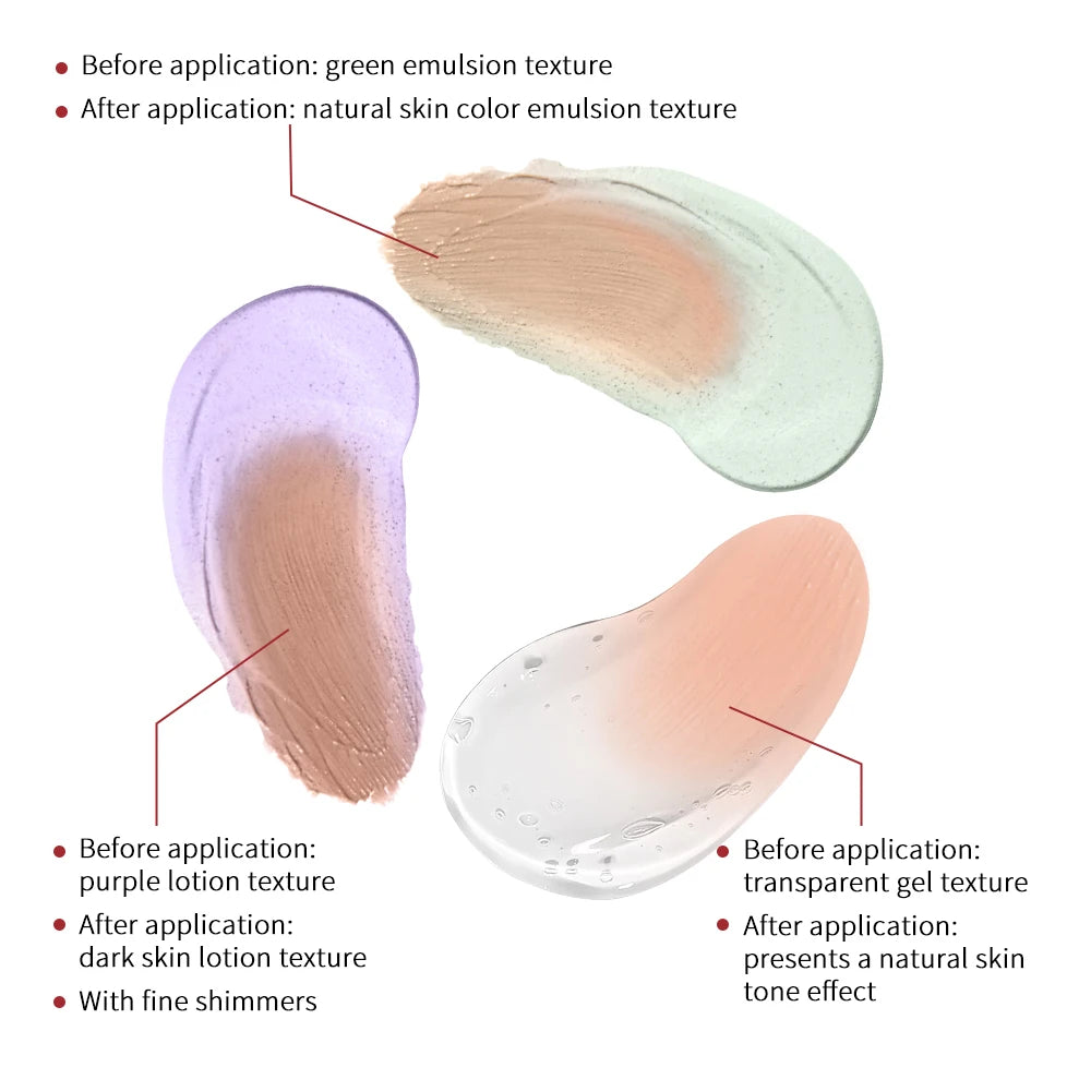 Color Correcting CC Cream - Waterproof Liquid Foundation & Concealer (30ml)