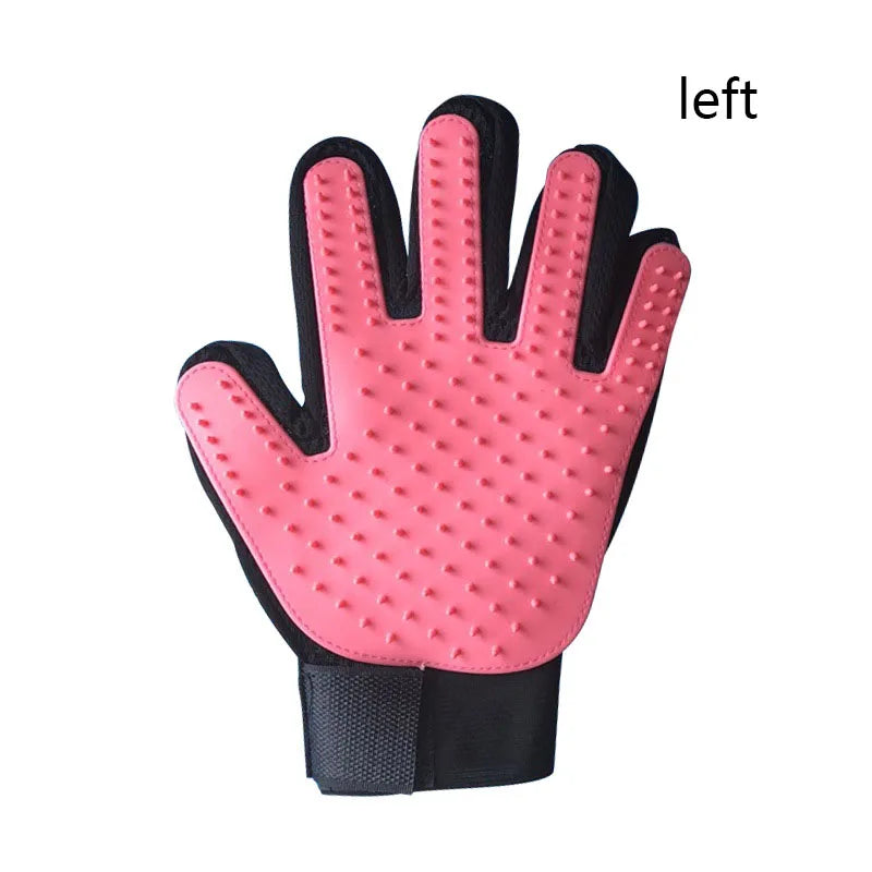 Pet Hair Remover & Massage Brush Glove for Pets