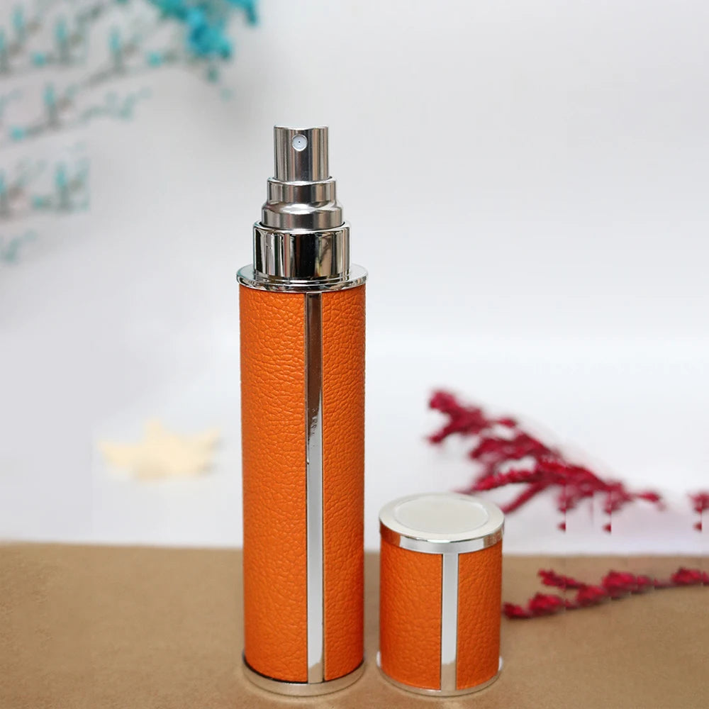 Luxury Leather Refillable Perfume Spray Bottle (10ml)