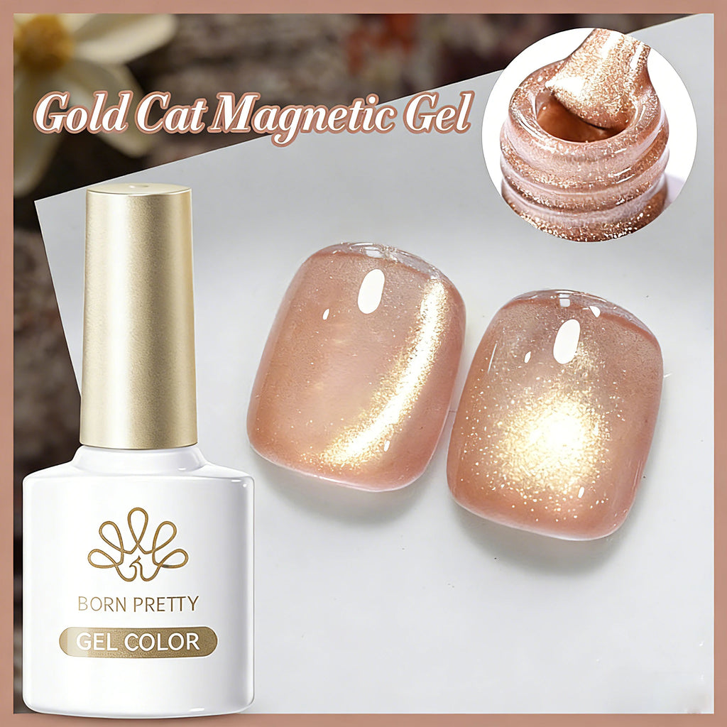 BORN PRETTY Silver Water Light Cat Eye Magnetic Gel Nail Polish (10ml)