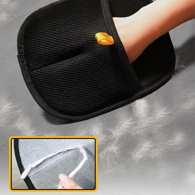 Multi-Functional Pet Hair Grooming Gloves | Double-Sided Deshedding & Cleaning Tool