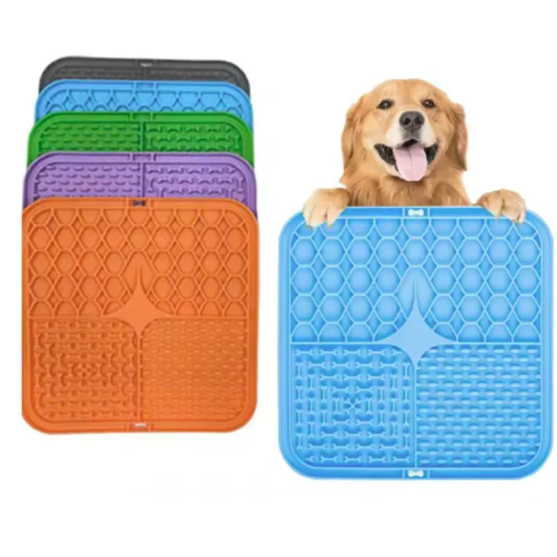 Slow Feed Silicone Lick Plate for Dog Training and Distraction
